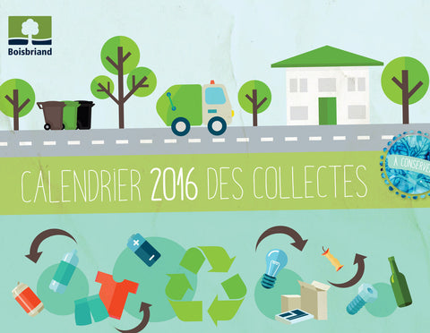 Calendrier de collectes de déchets